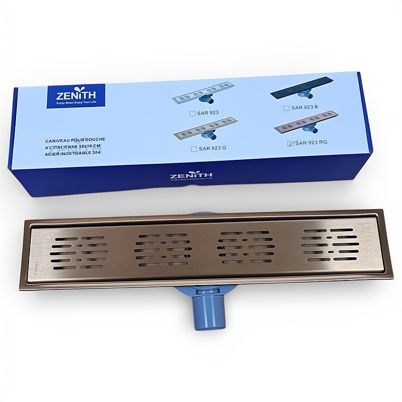 Caniveau inox ZENITH 50 CM ROSE GOLD Caniveau inox ZENITH 50 CM ROSE GOLD