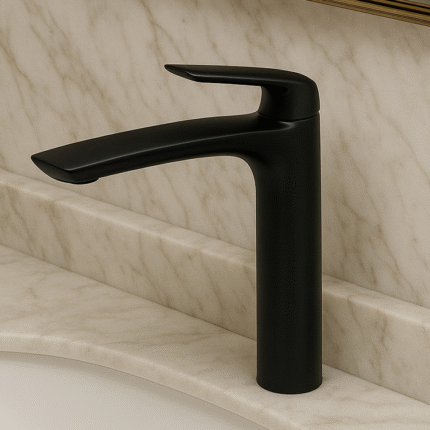 mitigeur-Lavabo-Haut-zenith-noir- LEAD APRTNER