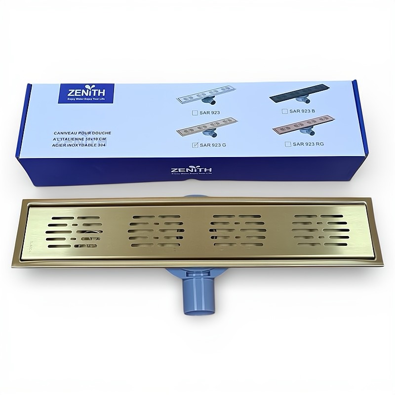 Caniveau inox ZENITH 50 cm Gold Caniveau inox ZENITH 50 cm Gold