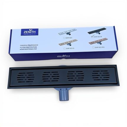 Caniveau inox ZENITH 50 cm Noir