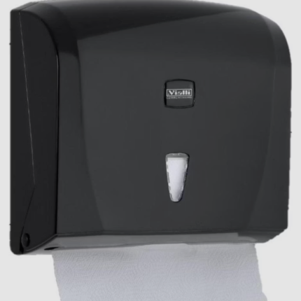 Distributeur Papier ZigZag NOIR VIALLI K20 Capacité 200